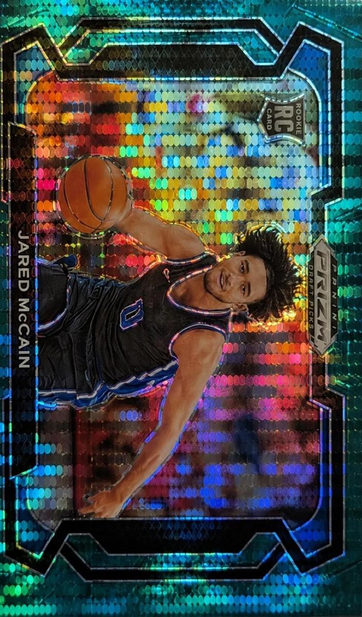 2024 Panini Prizm Draft Picks Basketball Green Pulsar Jared McCain #35