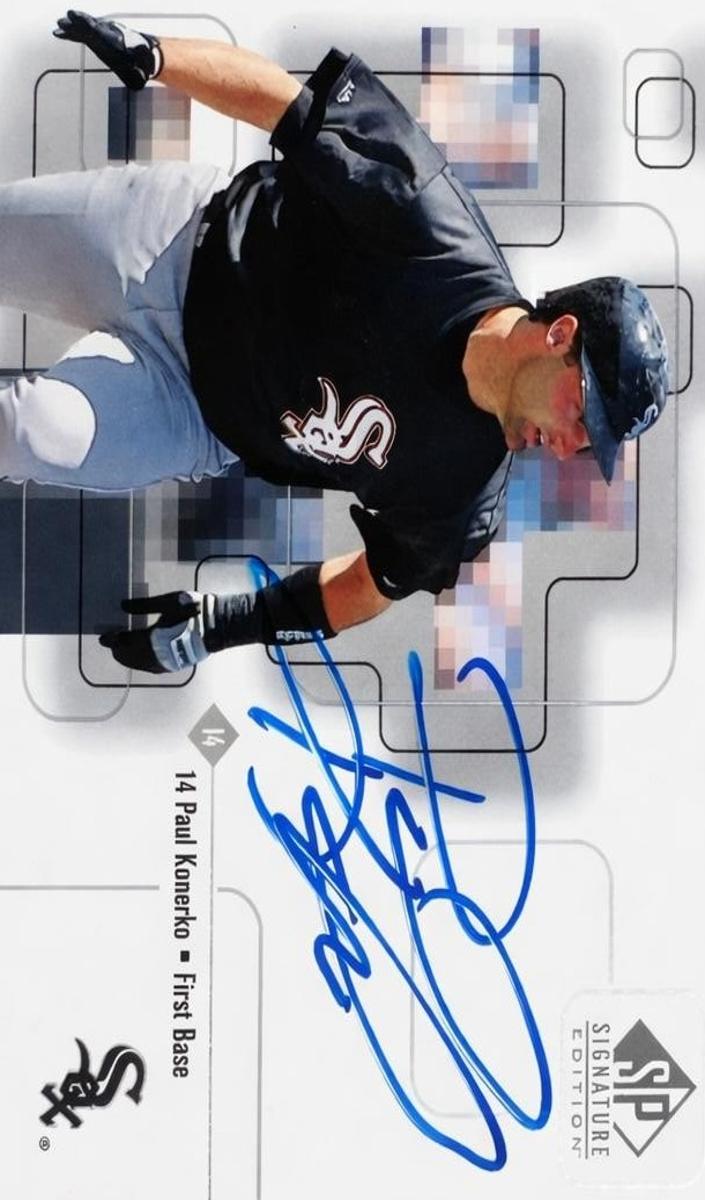 1999 SP Signature Edition Baseball Paul Konerko #PK PSA 9