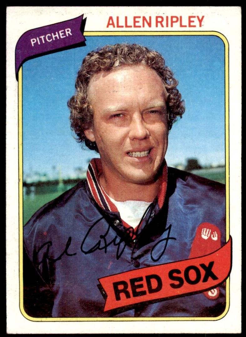 1980 Topps Baseball Allen Ripley #413 PSA 8.5
