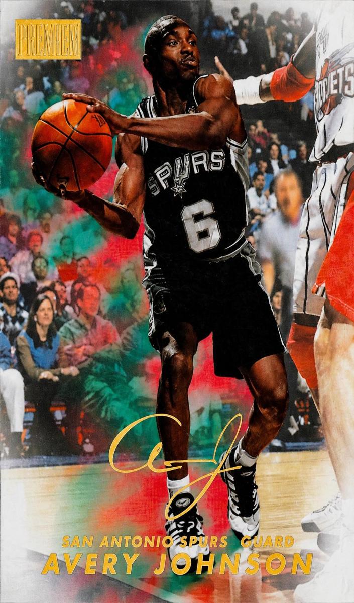 1998 Skybox Premium Basketball Avery Johnson #36