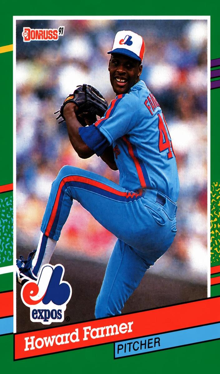 1991 Donruss Baseball Howard Farmer #734