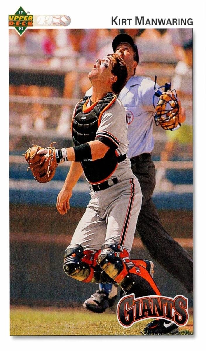 1992 Upper Deck Baseball Kirt Manwaring #740