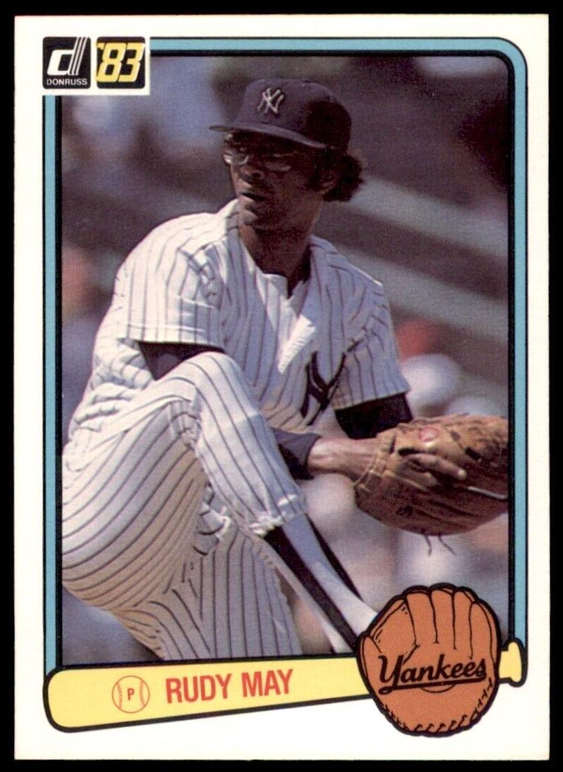 1983 Donruss Baseball Rudy May #135 PSA 9