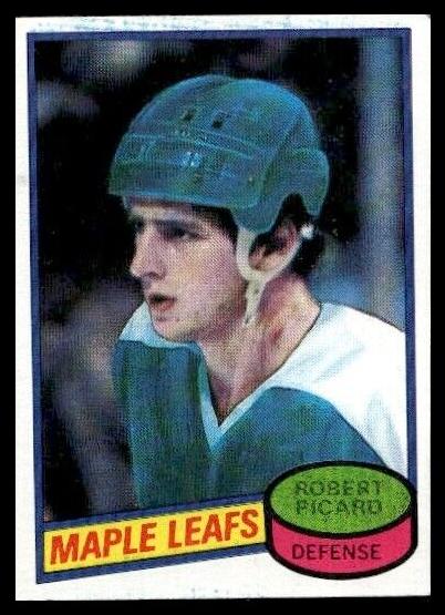 1980 Topps Hockey Robert Picard #255 PSA 9