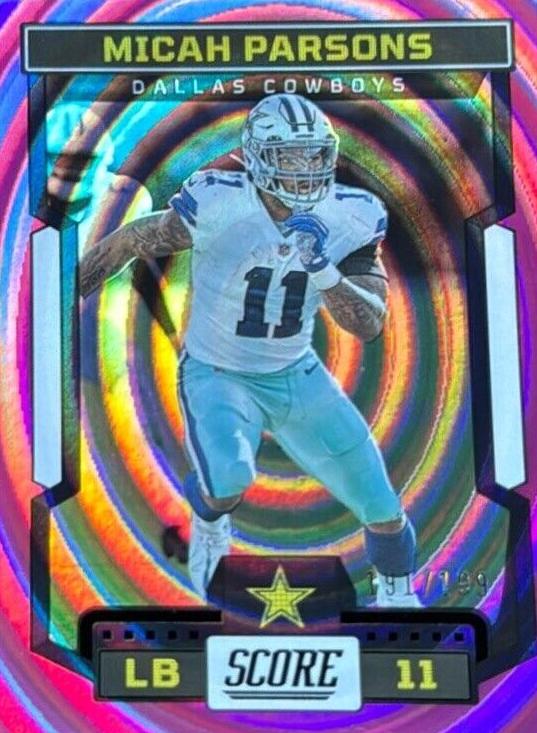 2023 Panini Score Football Ellipse Micah Parsons #230