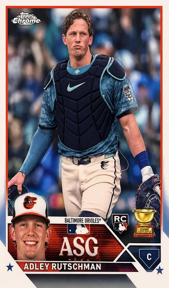 2023 Topps Chrome Update Baseball Adley Rutschman #ASGC-8 PSA 9