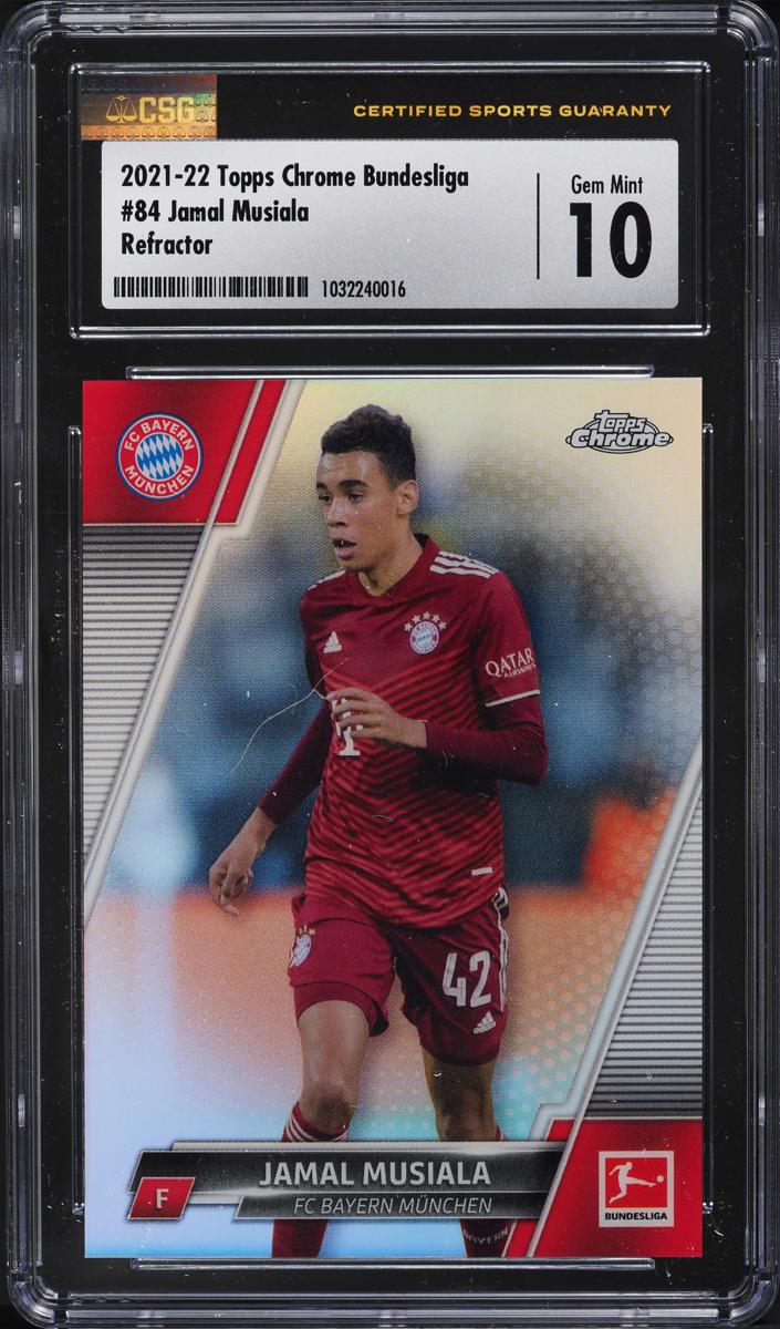 2021 Topps Chrome Bundesliga Soccer Refractor Jamal Musiala #84