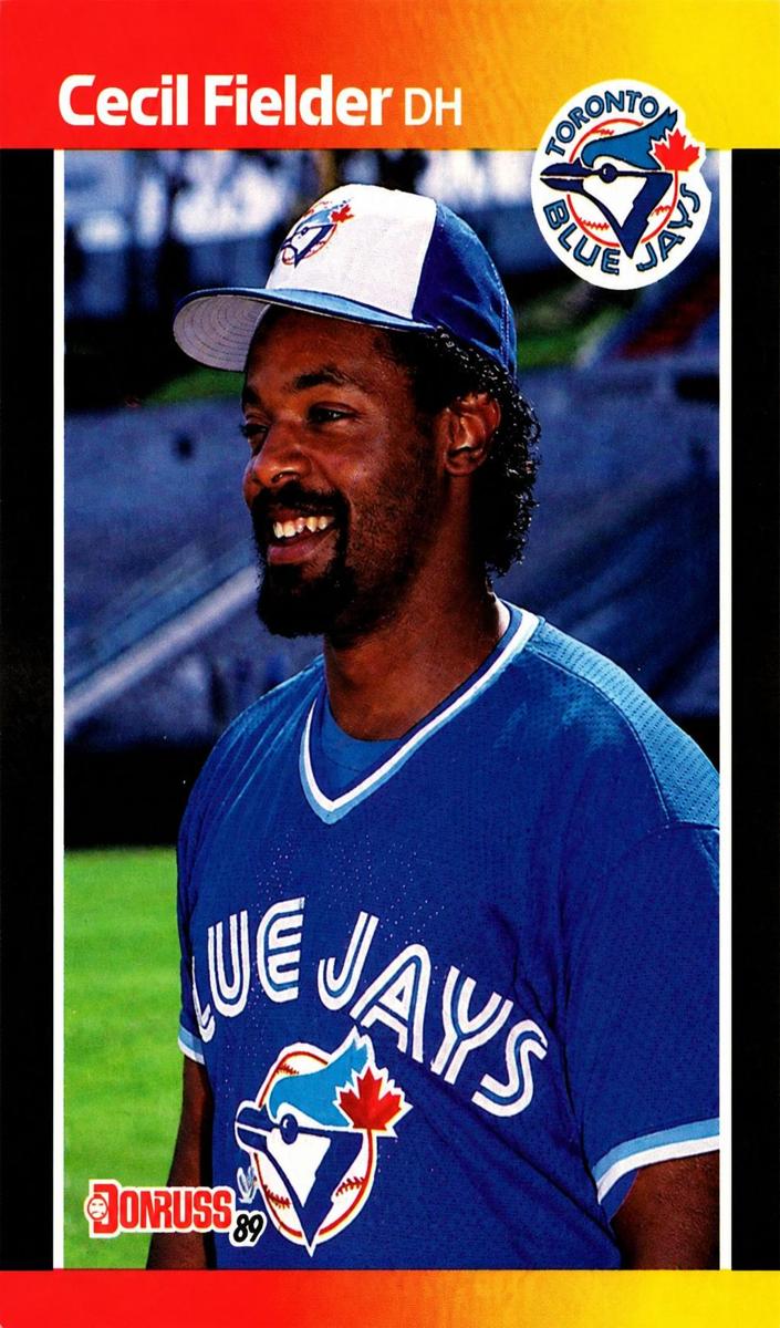1989 Donruss Baseball Cecil Fielder #442 PSA 9