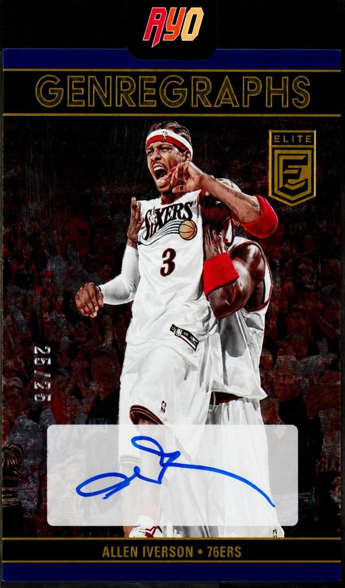 2023 Donruss Elite Basketball Blue Allen Iverson #GG-AIP