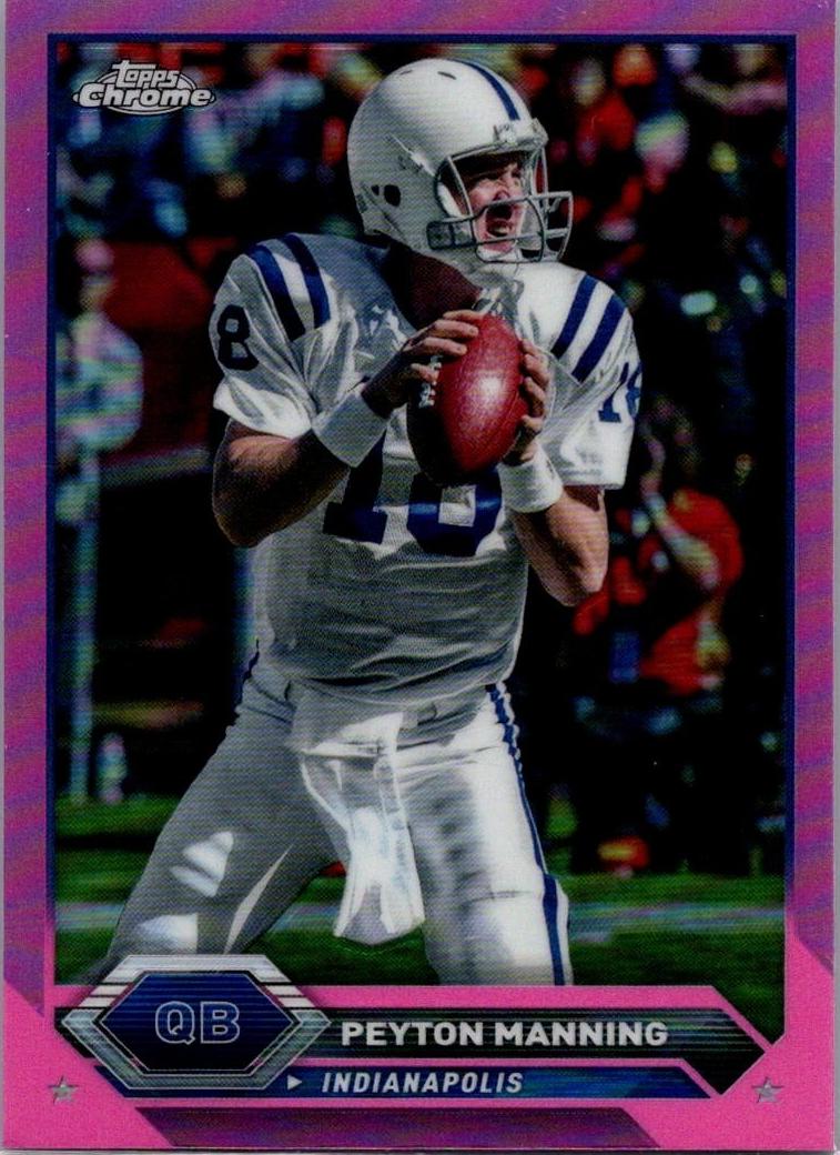 2023 Topps Composite Football Pink Refractor Peyton Manning #11