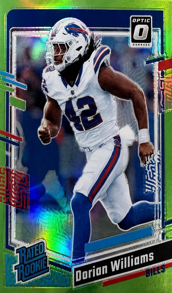 2023 Donruss Optic Football Lime Green Dorian Williams #212