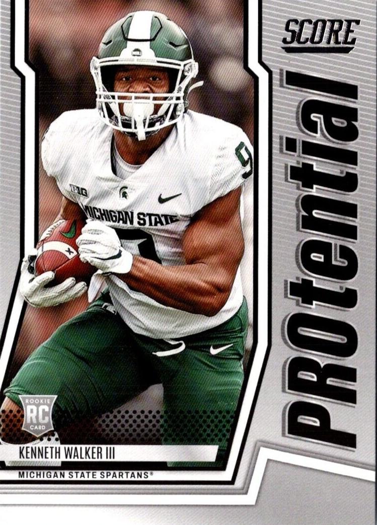 2022 Panini Score Football Kenneth Walker III #P-KW