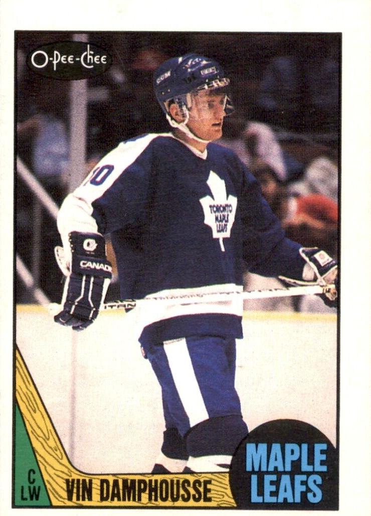 1987 O-Pee-Chee Hockey Vincent Damphousse #243
