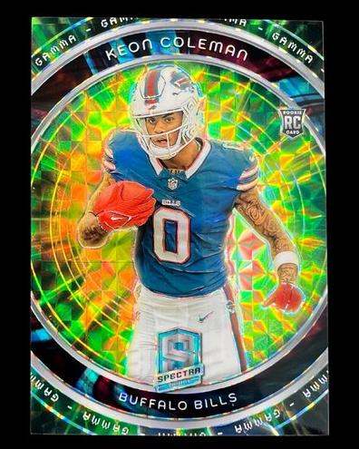 2024 Panini Spectra Football Interstellar Keon Coleman #G-KCN BGS 9