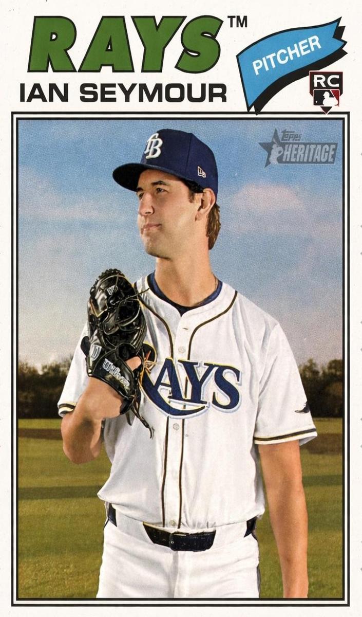 2026 Topps Heritage Baseball Deckle Edge Ian Seymour #181