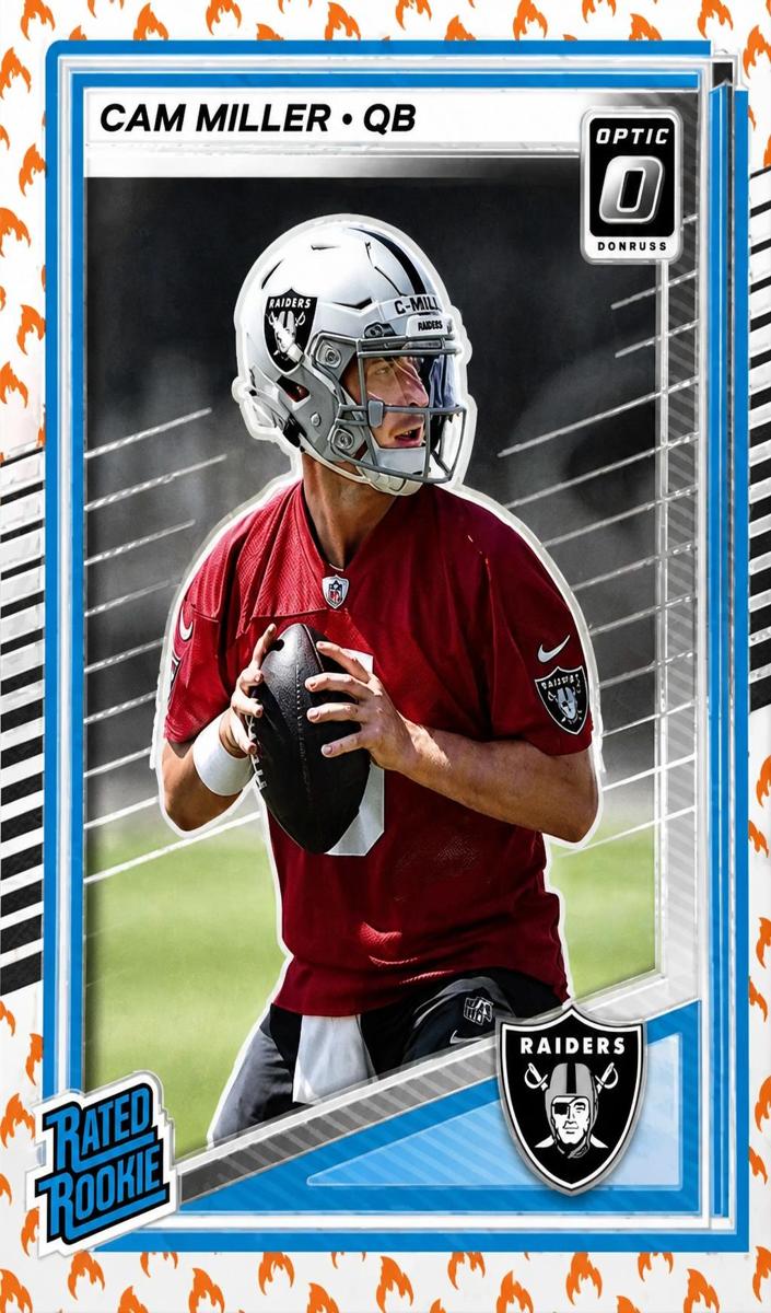 2025 Donruss Optic Football Fire Cam Miller #261