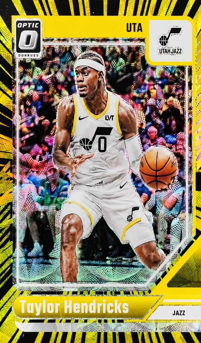 2024 Donruss Optic Basketball Electricity International Taylor Hendricks #203