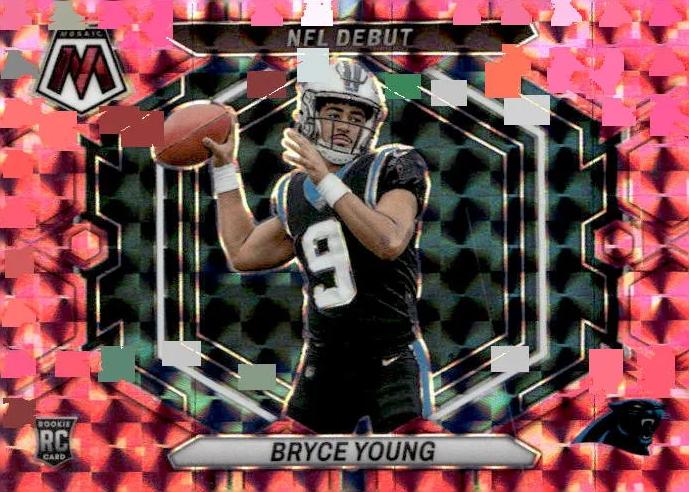 2023 Panini Mosaic Football Pink Camo Bryce Young #ND-2 PSA 10