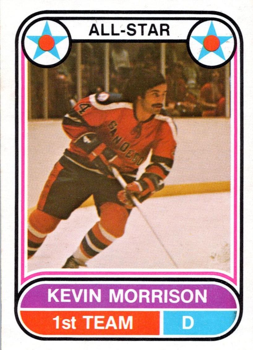 1975 O-Pee-Chee WHA Hockey Kevin Morrison #63 PSA 9