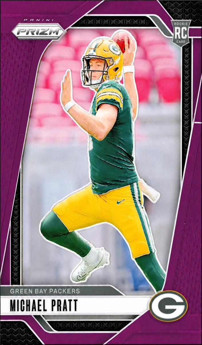 2024 Panini Prizm Football Purple Michael Pratt #379