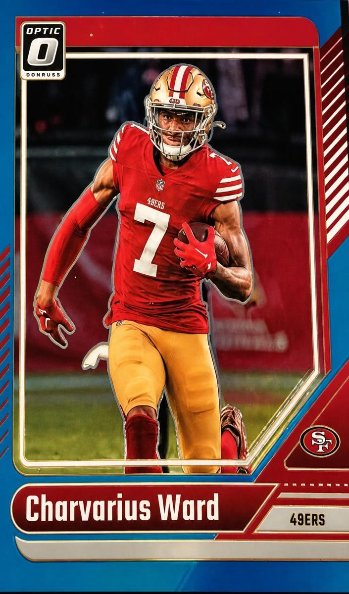 2024 Donruss Optic Football Aqua Charvarius Ward #176