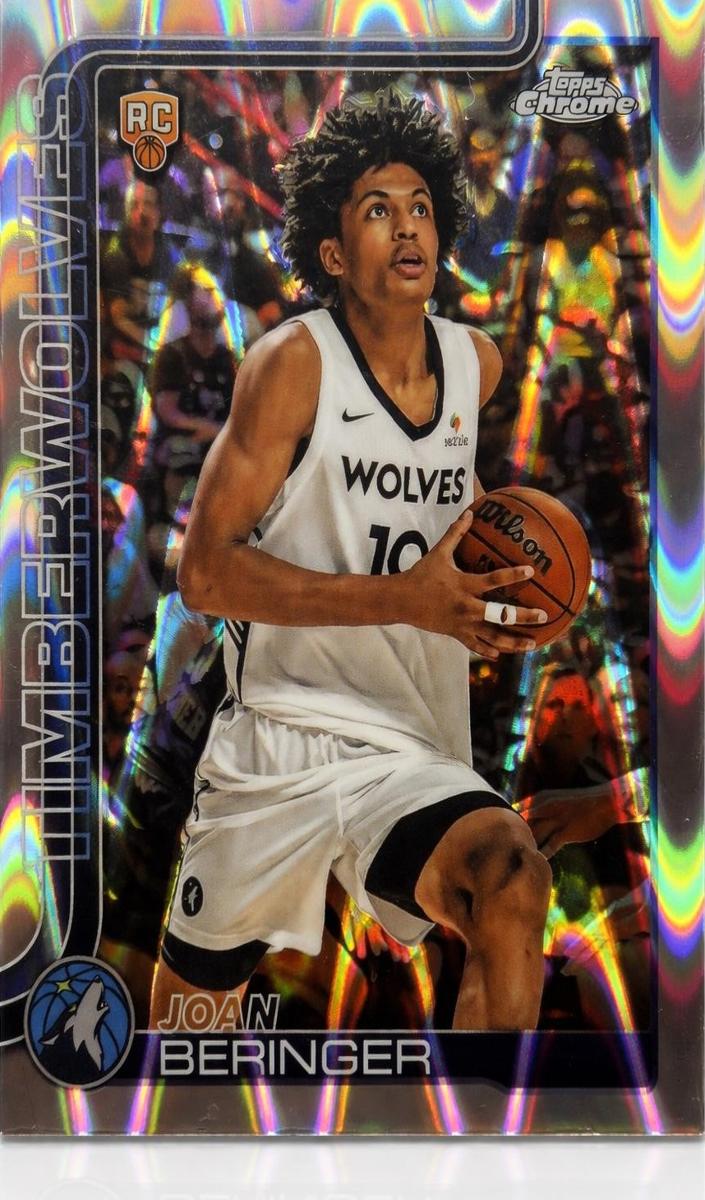 2025 Topps Chrome Basketball RayWave Refractor Joan Beringer #267