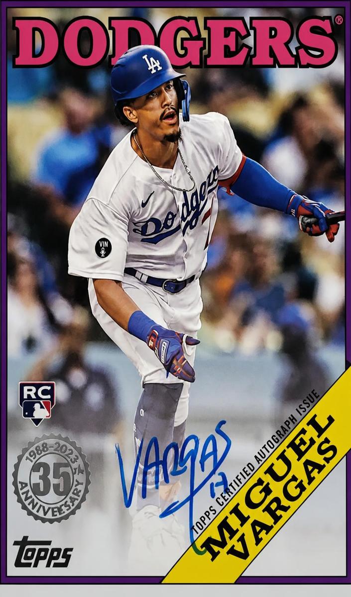 2023 Topps Baseball Miguel Vargas #88BA-MV PSA 8