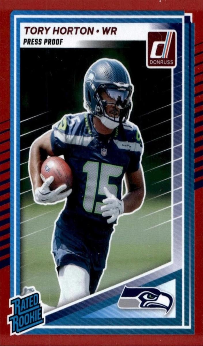 2025 Panini Donruss Football Press Proof Red Tory Horton #388