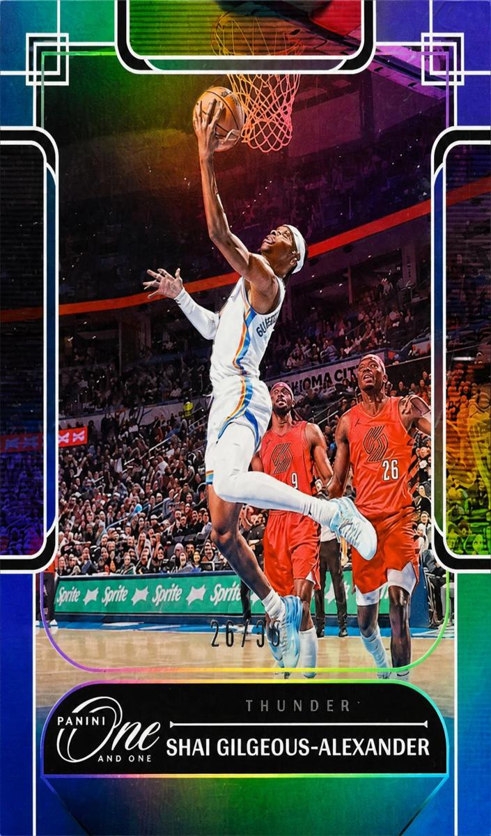 2023 Panini One and One Basketball Blue Shai Gilgeous-Alexander #39 PSA 10