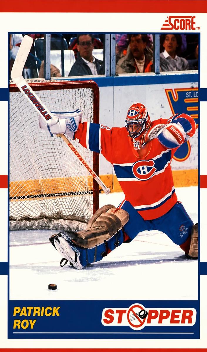 1990 Score Canadian Hockey Patrick Roy #344