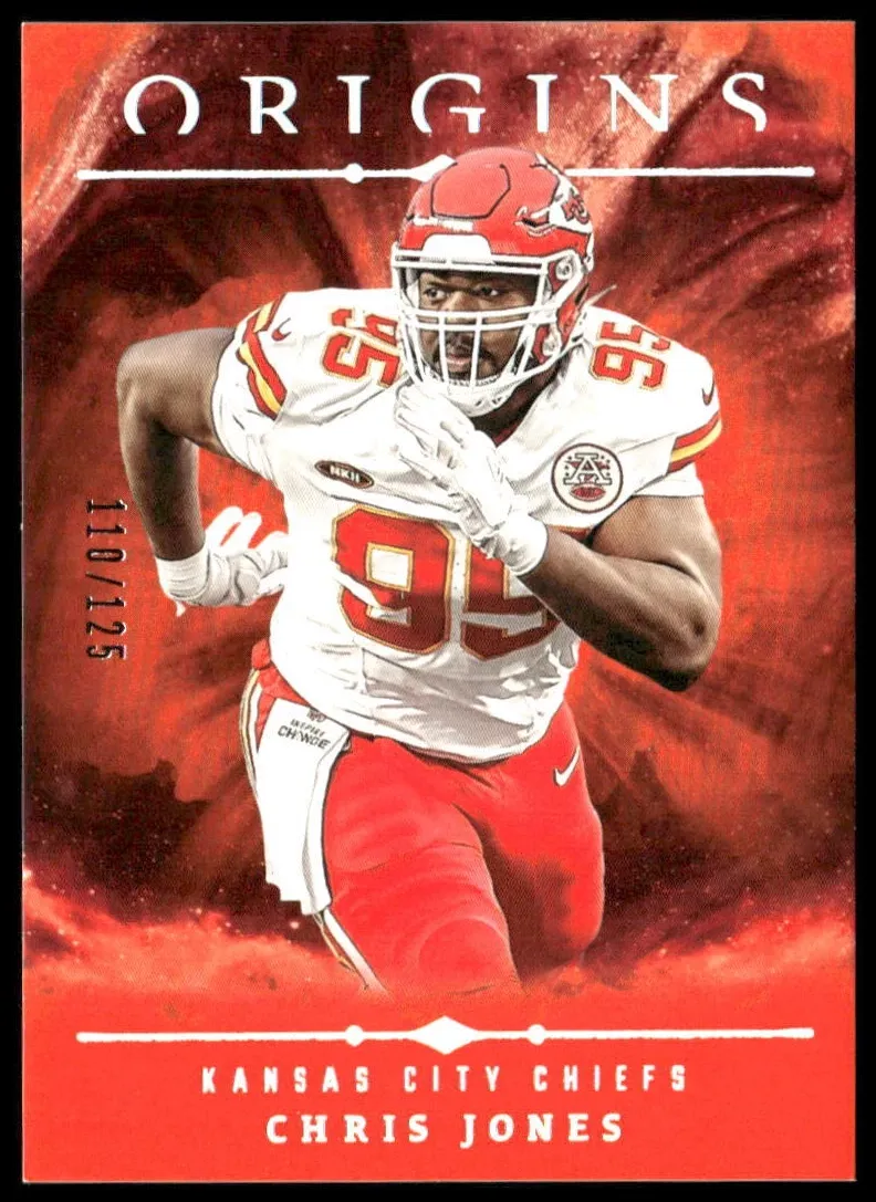 2024 Panini Origins Football Orange Chris Jones #96