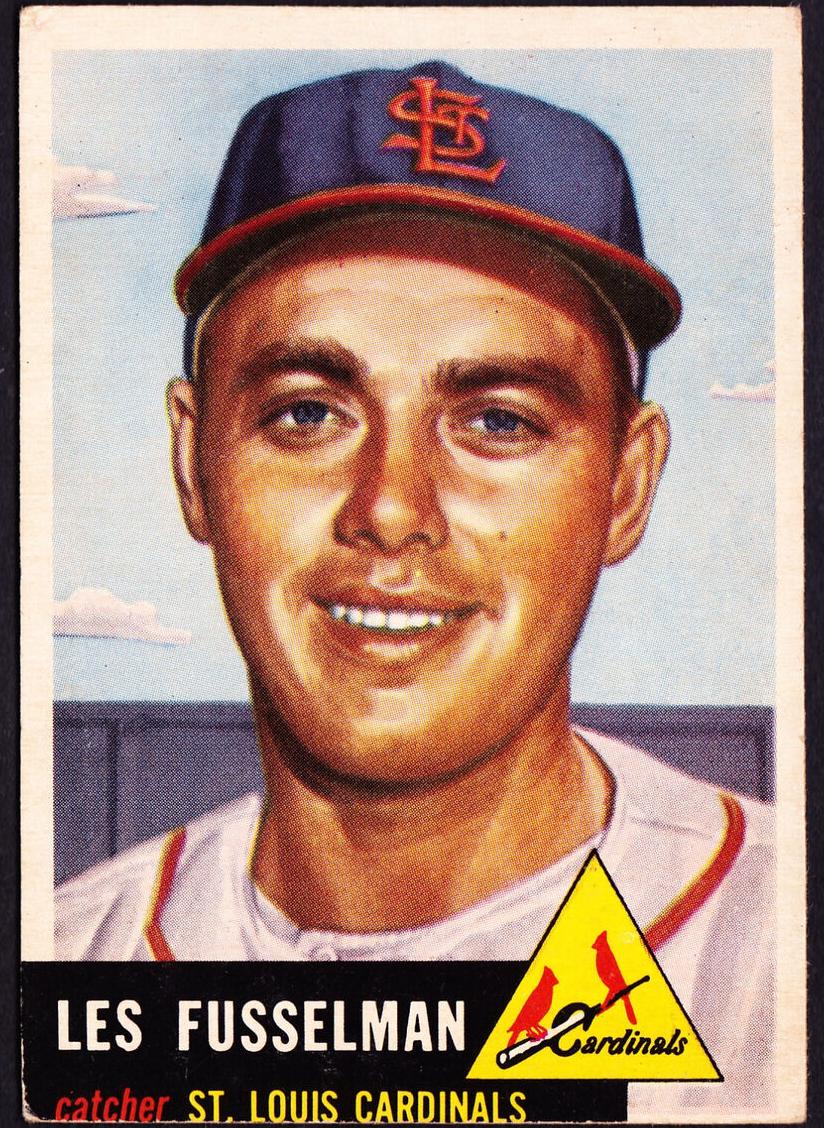 1953 Topps Baseball Les Fusselman #218