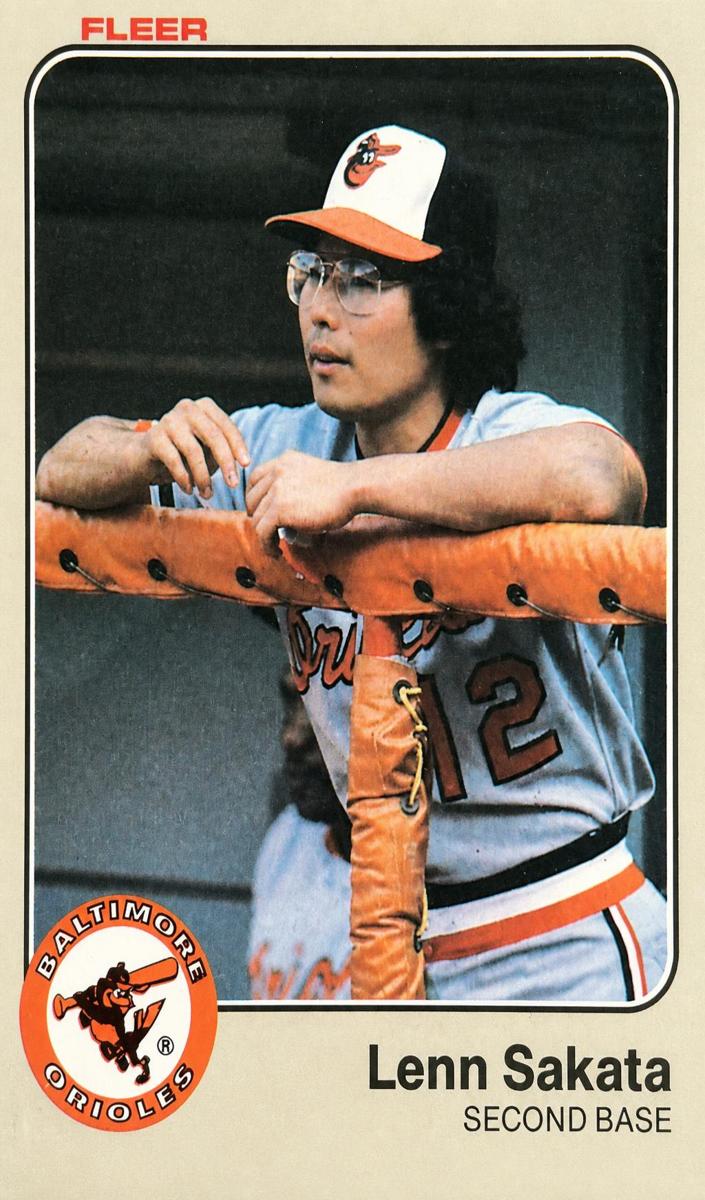 1983 Fleer Baseball Lenn Sakata #72 PSA 10