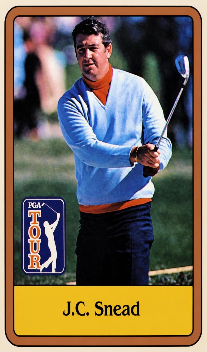 1981 Donruss Golf J.C. Snead #54 PSA 8
