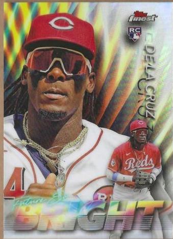 2024 Topps Finest Baseball Refractor Elly De La Cruz #FSB-20 PSA 9