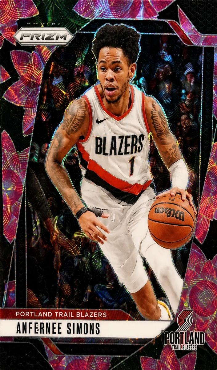 2024 Panini Prizm Basketball Lotus Flower Anfernee Simons #45