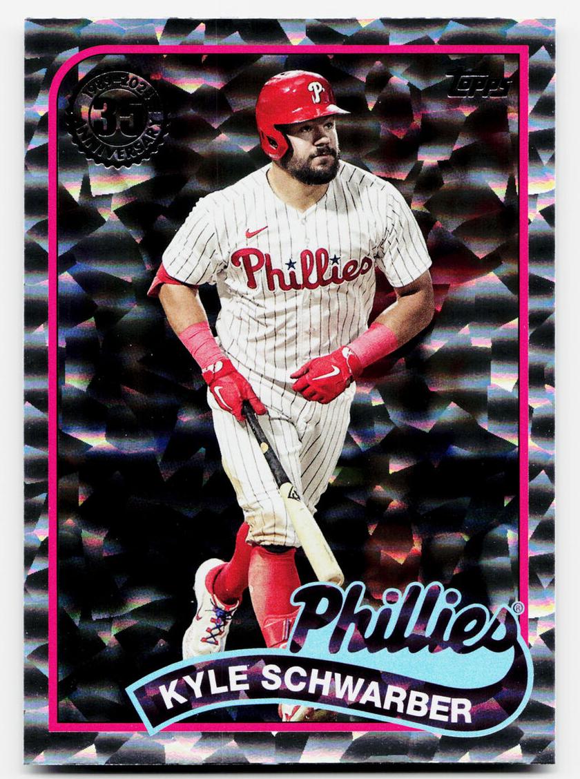 2024 Topps Baseball Foil Kyle Schwarber #89B2-42