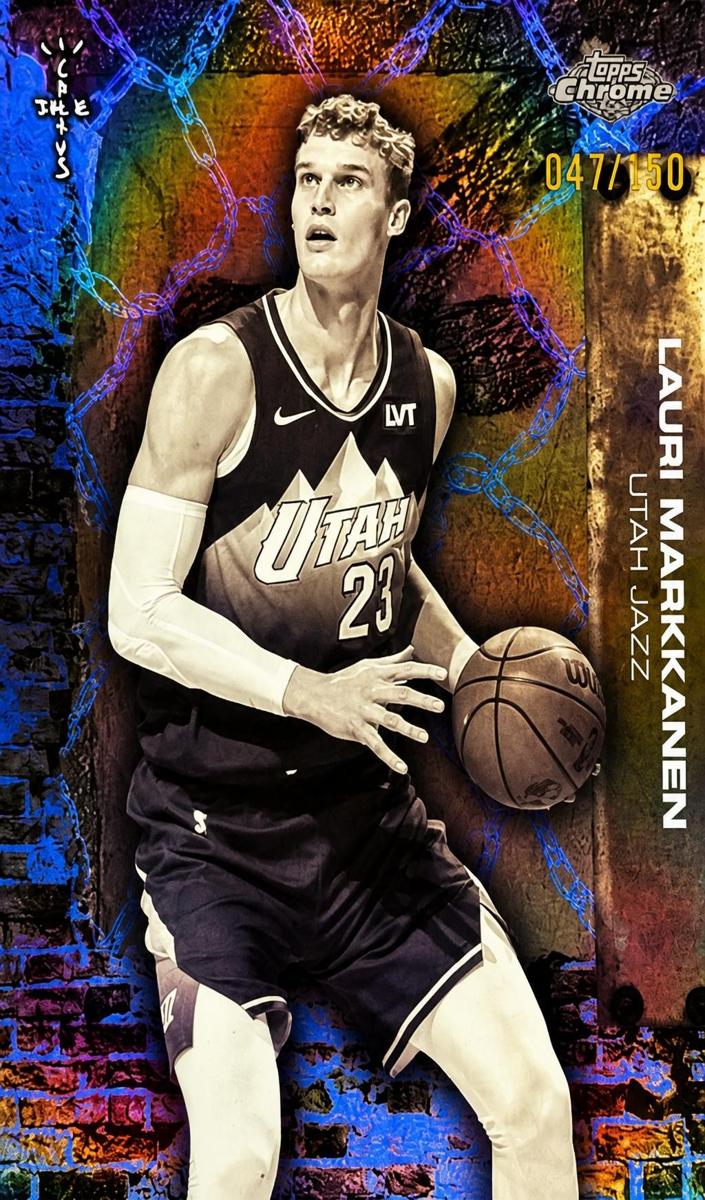 2025 Topps Chrome Cactus Jack Basketball Lauri Markkanen #40