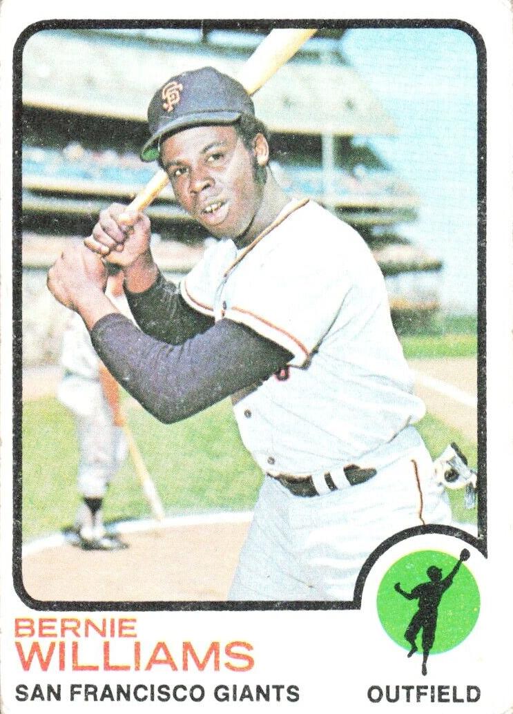 1973 Topps Baseball Bernie Williams #557 PSA 8