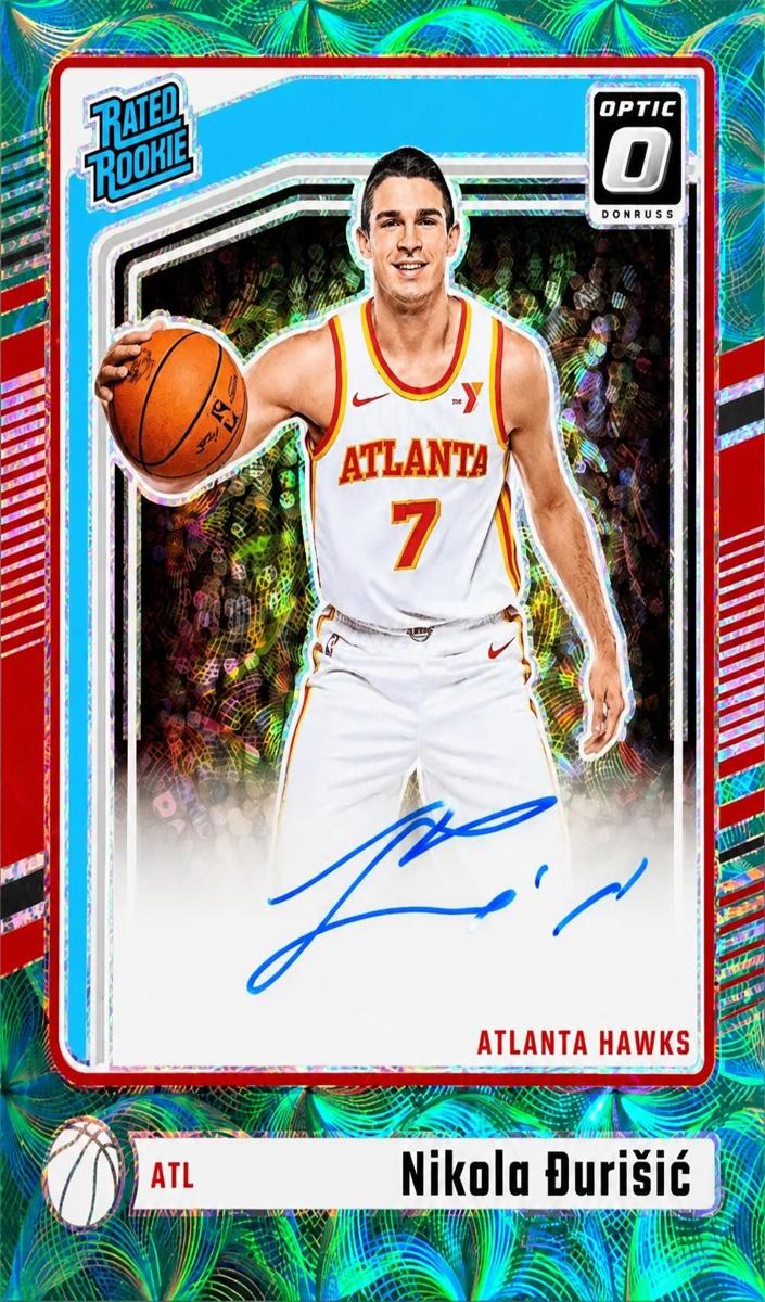2024 Donruss Optic Basketball Green International Nikola Durisic #309