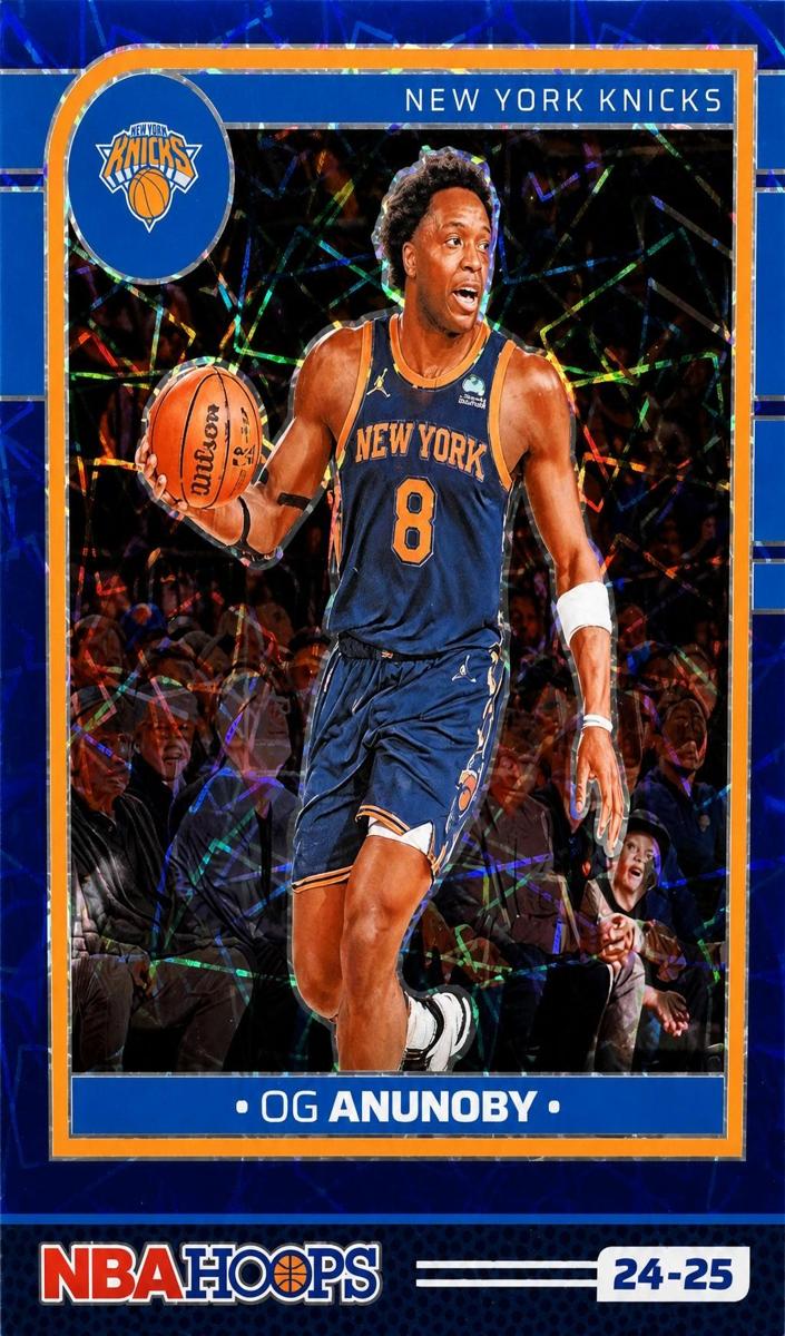 2024 Panini Hoops Basketball Premium Blue Lazer OG Anunoby #124