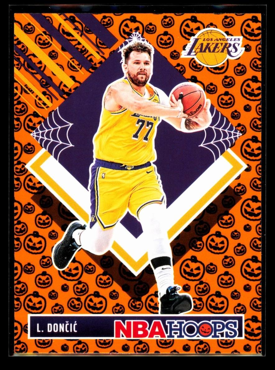 2024 Panini Haunted Hoops Basketball Orange Luka Doncic #281 PSA 10