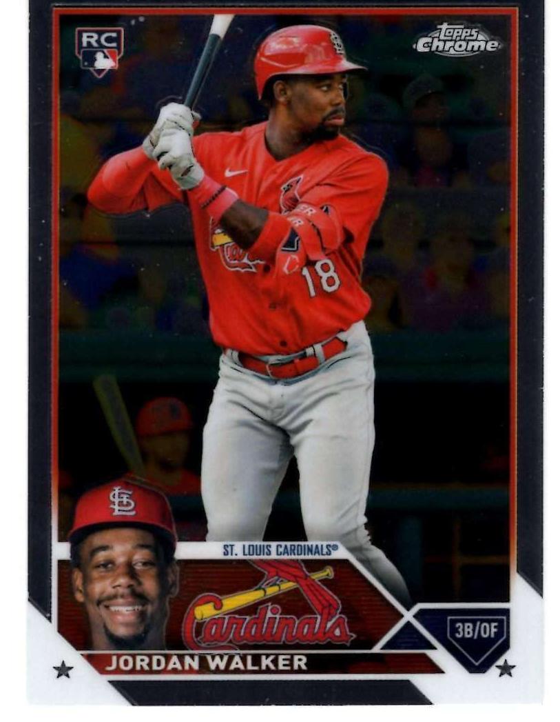 2023 Topps Chrome Baseball Jordan Walker #209 PSA 10