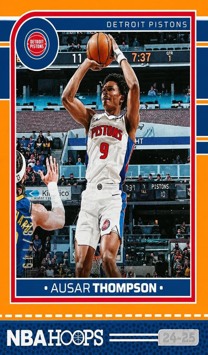 2024 Panini Hoops Basketball Orange Ausar Thompson #137