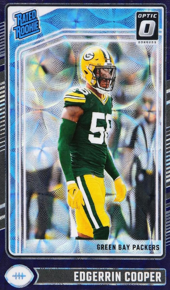 2024 Donruss Optic Football Purple Scope Edgerrin Cooper #231 PSA 9