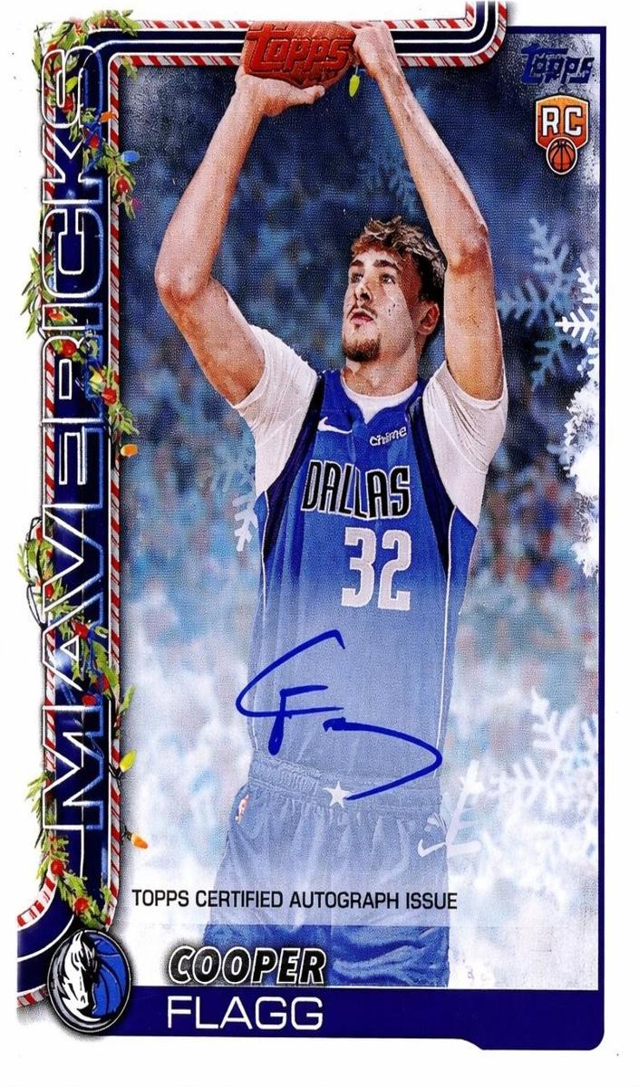 2025 Topps Holiday Basketball Cooper Flagg #BCA-CF PSA 10