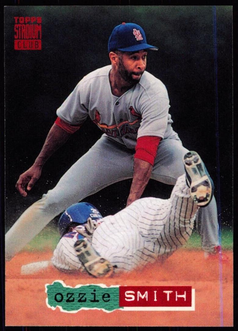 1994 Topps Stadium Club Baseball Ozzie Smith #417 PSA 10