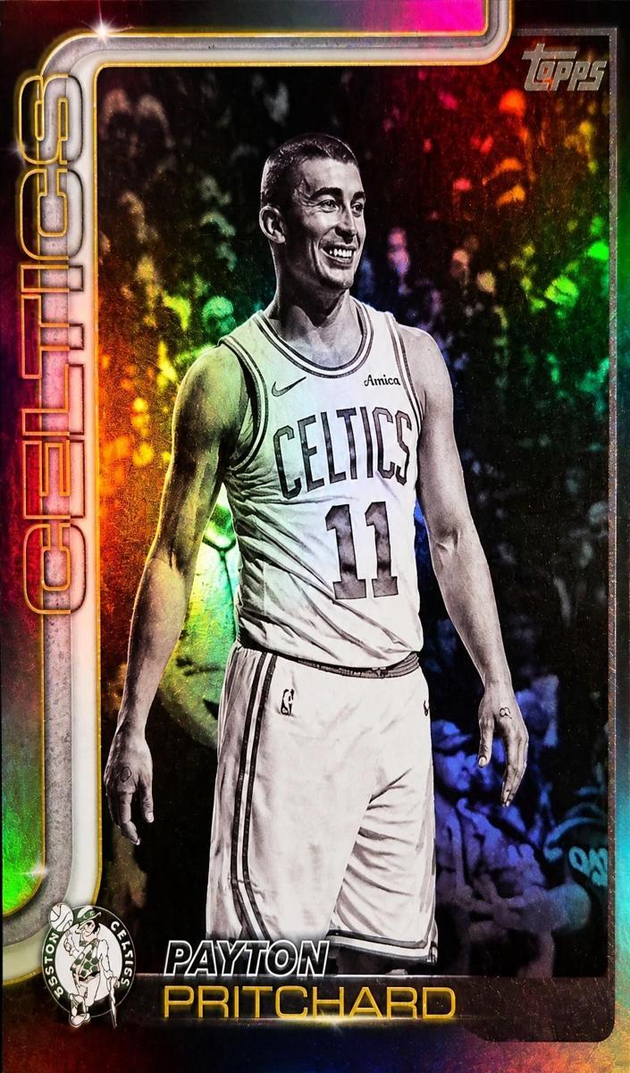 2025 Topps Basketball Blackout Payton Pritchard #4