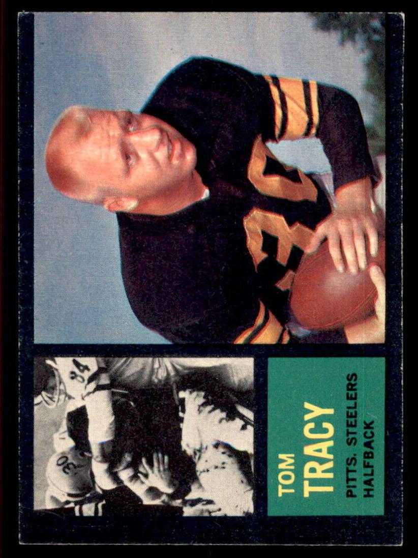 1962 Topps Football Tom Tracy #128 PSA 8