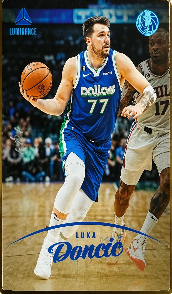 2022 Panini Chronicles Basketball Platinum Luka Doncic #143 BGS 8